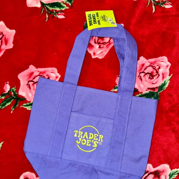 Lot of 4 — 2025 Trader Joe’s Trick-or-Treat Mini Canvas Totes (Limited Edition) - Picture 11 of 15